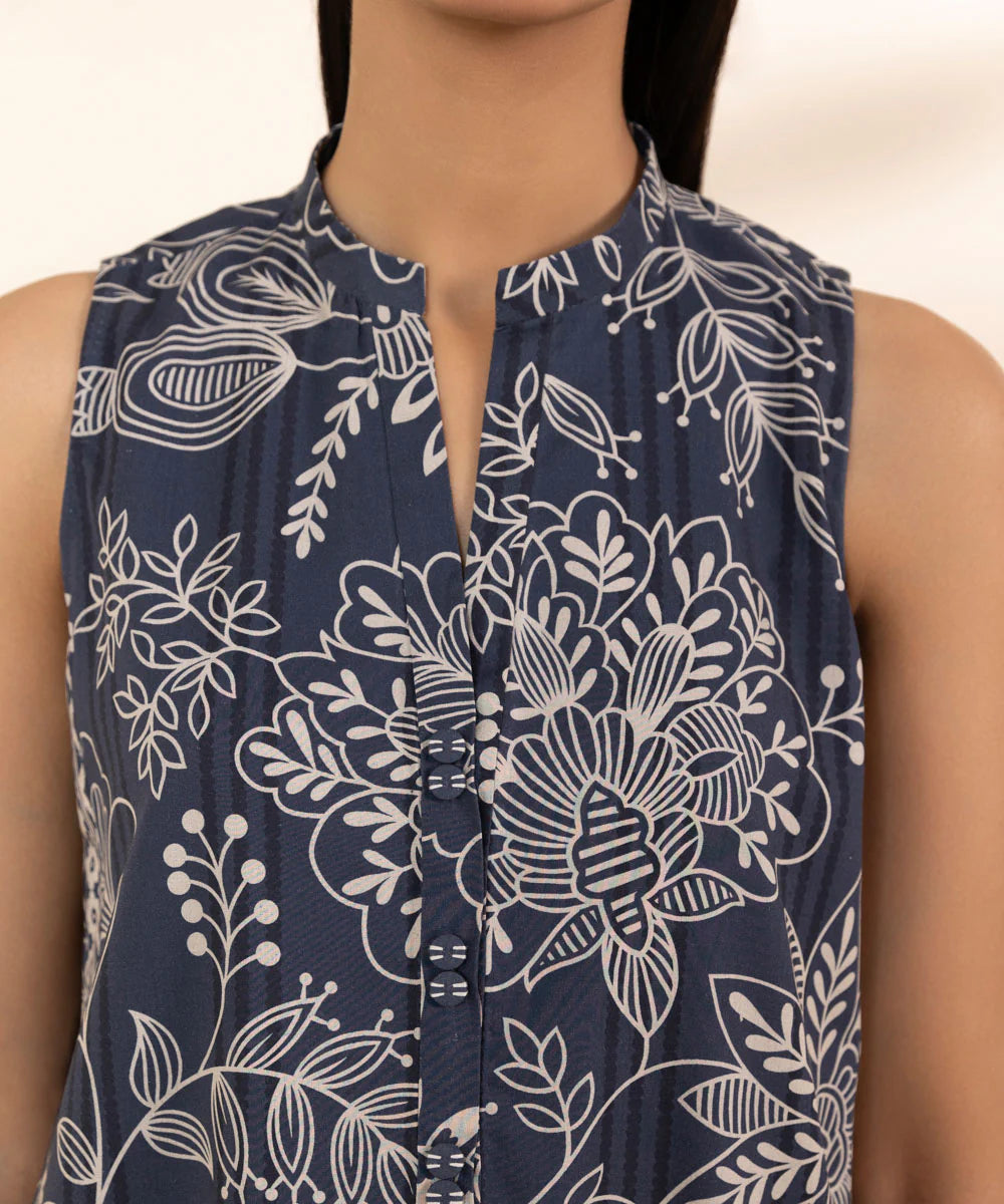 SAPPHIRE | UNSTITCHED 2 PIECE PRINTED LAWN SUIT