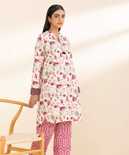 SAPPHIRE | UNSTITCHED 2 PIECE PRINTED KHADDAR SUIT