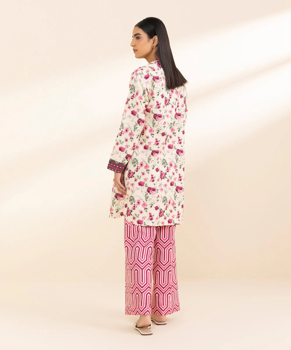 SAPPHIRE | UNSTITCHED 2 PIECE PRINTED KHADDAR SUIT