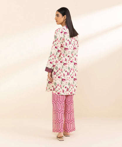 SAPPHIRE | UNSTITCHED 2 PIECE PRINTED KHADDAR SUIT
