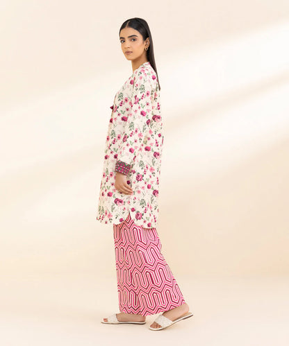 SAPPHIRE | UNSTITCHED 2 PIECE PRINTED KHADDAR SUIT