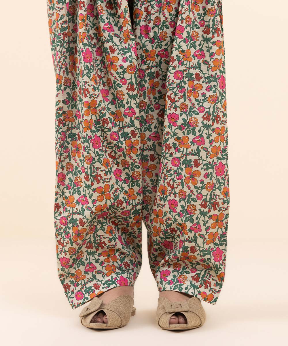 SAPPHIRE | UNSTITCHED 2 PIECE PRINTED LIGHT KHADDAR SUIT