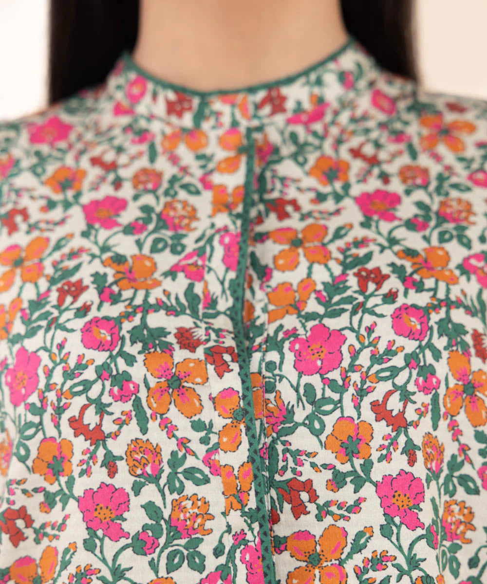 SAPPHIRE | UNSTITCHED 2 PIECE PRINTED LIGHT KHADDAR SUIT