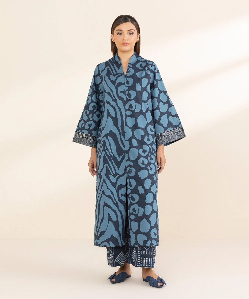 SAPPHIRE | UNSTITCHED 2 PIECE PRINTED LAWN SUIT