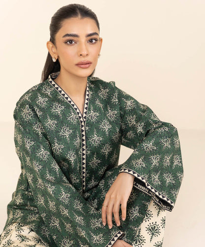 SAPPHIRE | UNSTITCHED 2 PIECE PRINTED COTTON SUIT