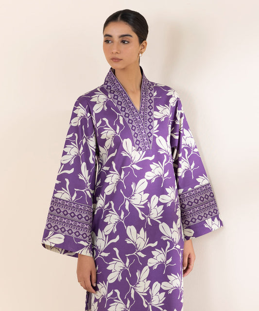 SAPPHIRE | UNSTITCHED 2 PIECE PRINTED LAWN SUIT