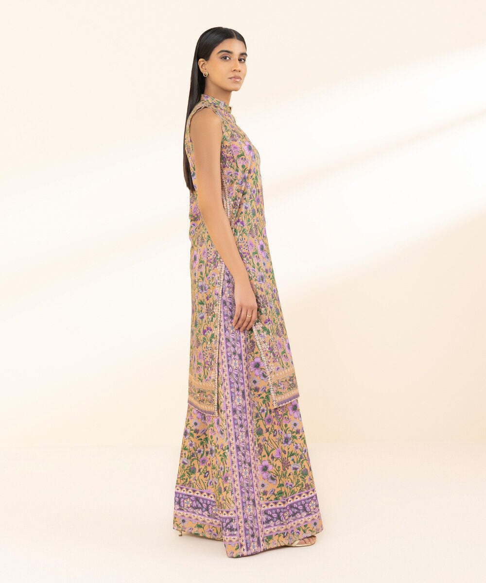 SAPPHIRE | UNSTITCHED 2 PIECE PRINTED LAWN SUIT
