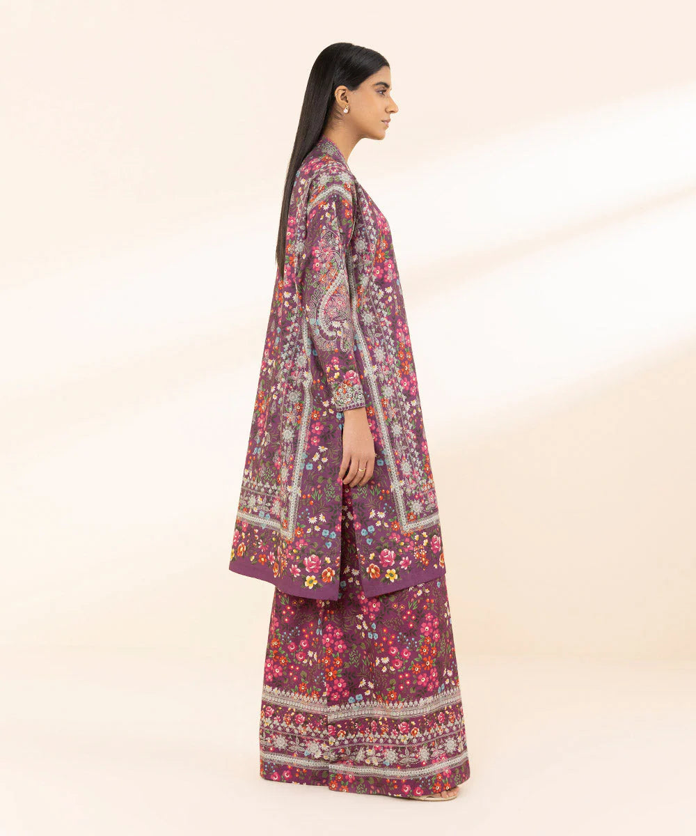 SAPPHIRE | UNSTITCHED 2 PIECE PRINTED LAWN SUIT