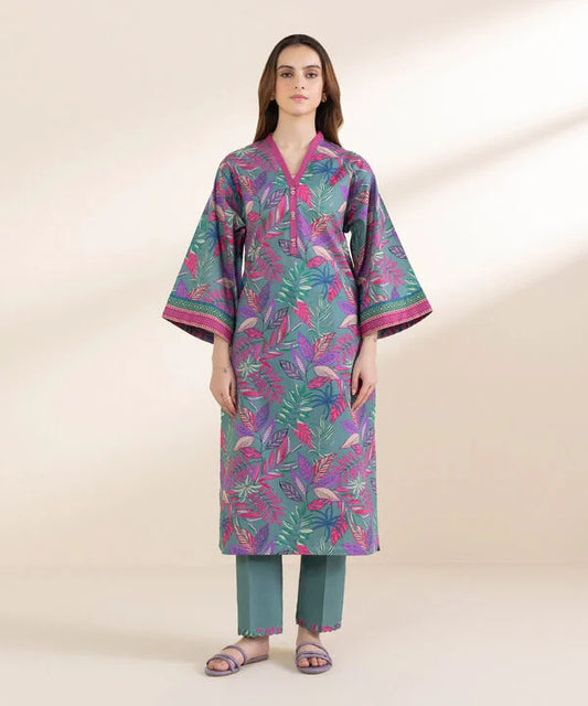 SAPPHIRE | UNSTITCHED 2 PIECE PRINTED LAWN SUIT