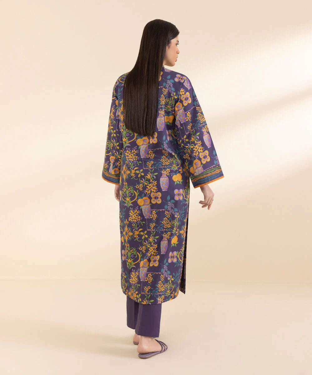 SAPPHIRE | UNSTITCHED 2 PIECE PRINTED LAWN SUIT