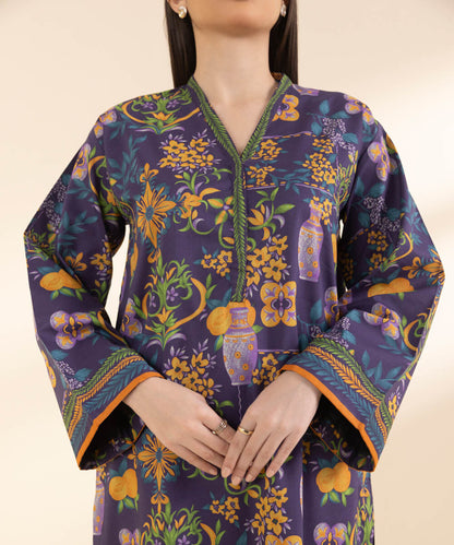SAPPHIRE | UNSTITCHED 2 PIECE PRINTED LAWN SUIT