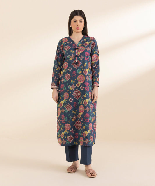 SAPPHIRE | UNSTITCHED 2 PIECE PRINTED LAWN SUIT