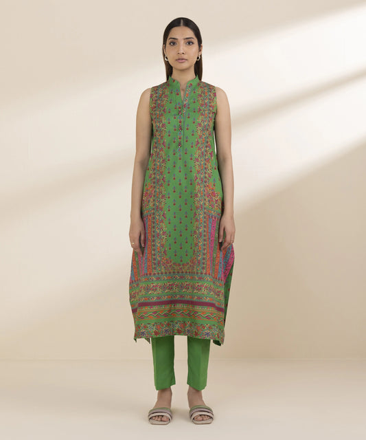 SAPPHIRE | UNSTITCHED 2 PIECE PRINTED LAWN SUIT