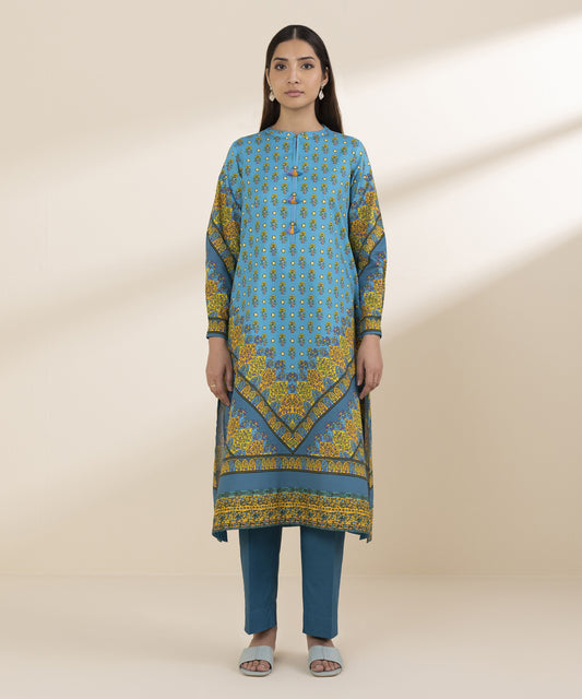 SAPPHIRE | UNSTITCHED 2 PIECE PRINTED LAWN SUIT