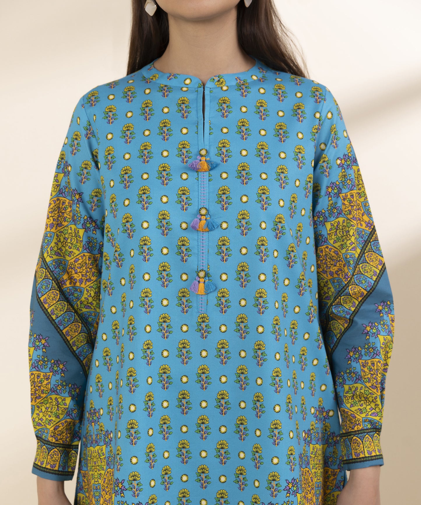SAPPHIRE | UNSTITCHED 2 PIECE PRINTED LAWN SUIT