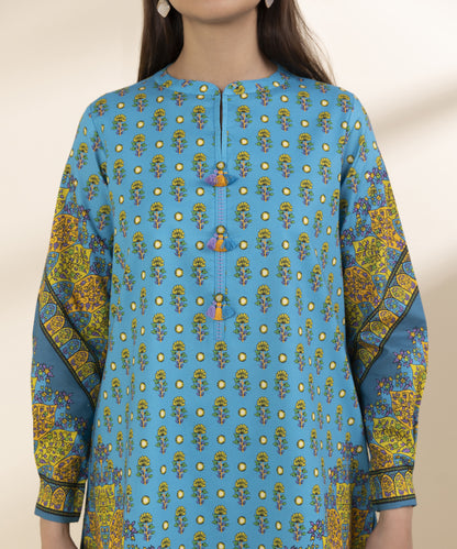 SAPPHIRE | UNSTITCHED 2 PIECE PRINTED LAWN SUIT