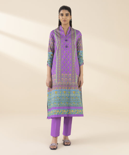 SAPPHIRE | UNSTITCHED 2 PIECE PRINTED LAWN SUIT