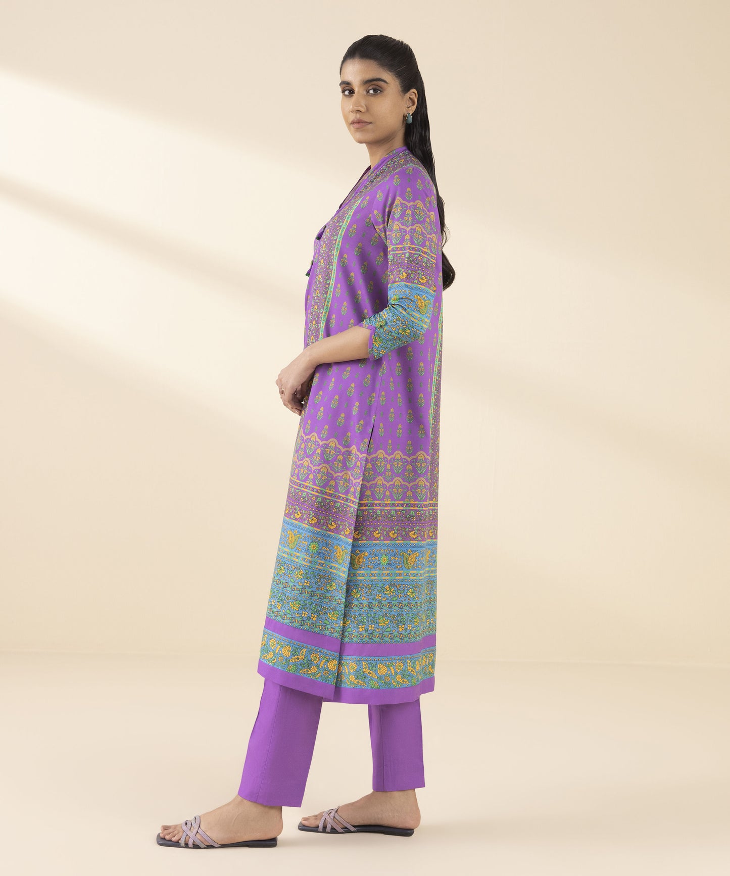 SAPPHIRE | UNSTITCHED 2 PIECE PRINTED LAWN SUIT