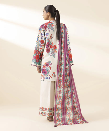 SAPPHIRE | UNSTITCHED 3 PIECE PRINTED LAWN SUIT