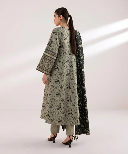 SAPPHIRE | UNSTITCHED 3 PIECE EMBROIDERED CAMBRIC SUIT