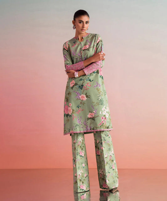 SAPPHIRE | UNSTITCHED 2 PIECE EMBROIDERED CAMBRIC SUIT
