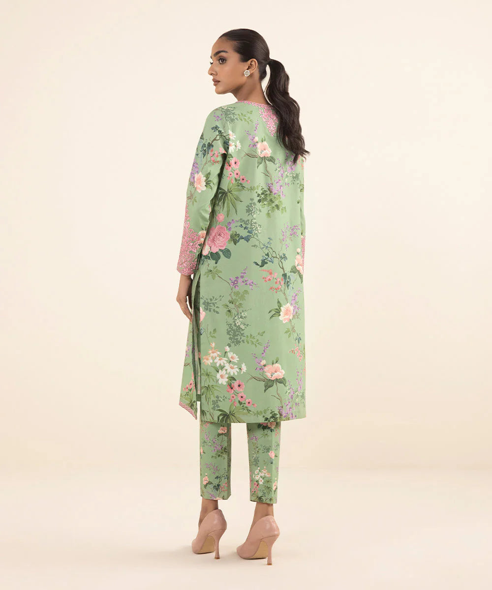 SAPPHIRE | UNSTITCHED 2 PIECE EMBROIDERED CAMBRIC SUIT