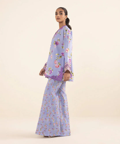 SAPPHIRE | UNSTITCHED 2 PIECE EMBROIDERED CAMBRIC SUIT