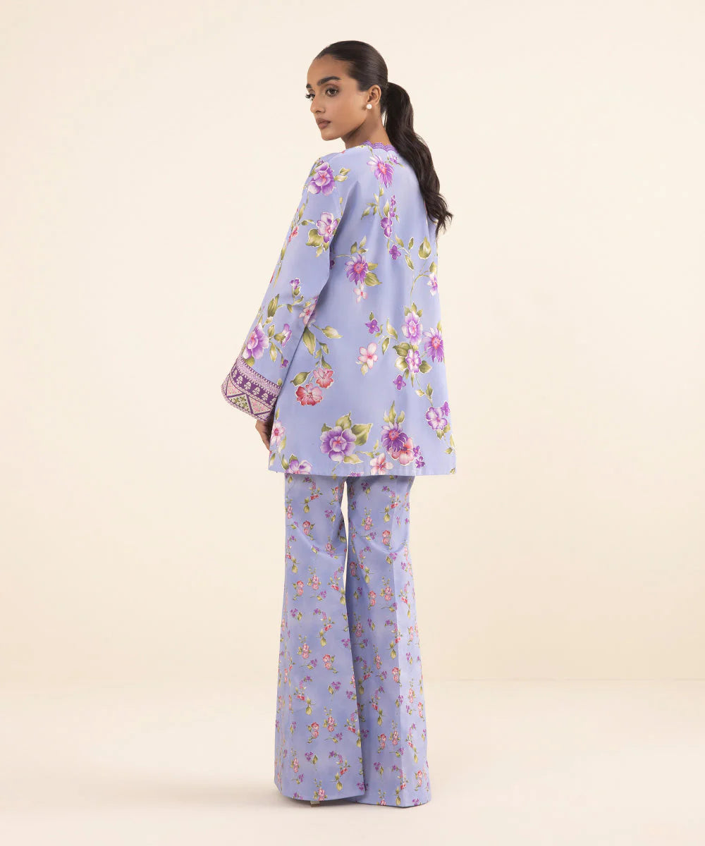 SAPPHIRE | UNSTITCHED 2 PIECE EMBROIDERED CAMBRIC SUIT