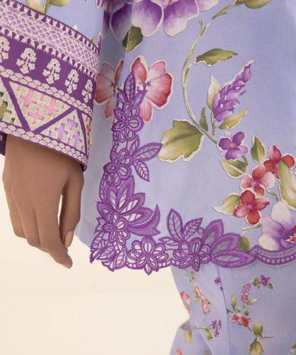 SAPPHIRE | UNSTITCHED 2 PIECE EMBROIDERED CAMBRIC SUIT