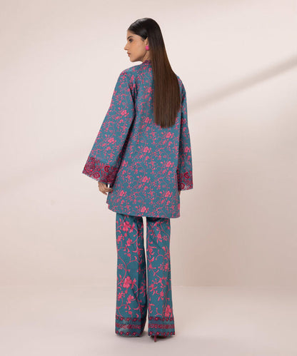 SAPPHIRE | UNSTITCHED 2 PIECE EMBROIDERED LAWN SUIT