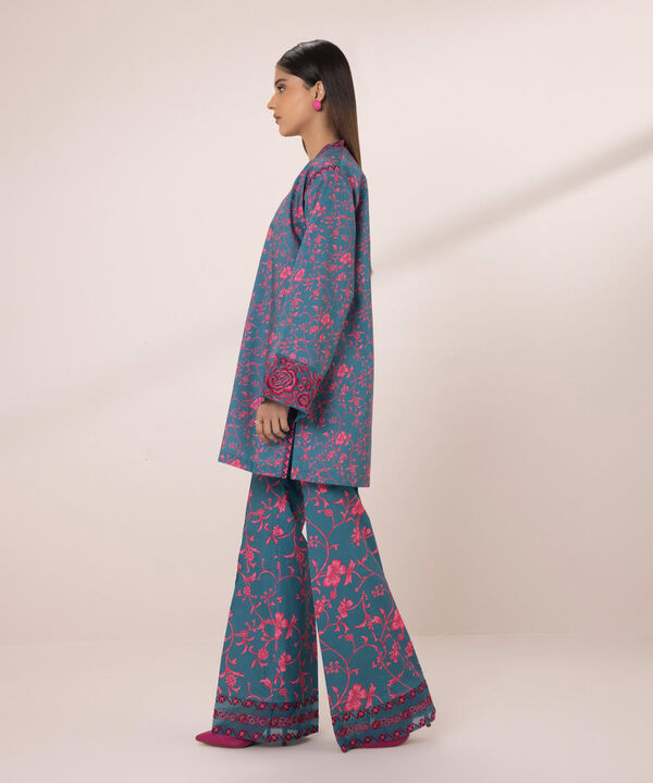 SAPPHIRE | UNSTITCHED 2 PIECE EMBROIDERED LAWN SUIT