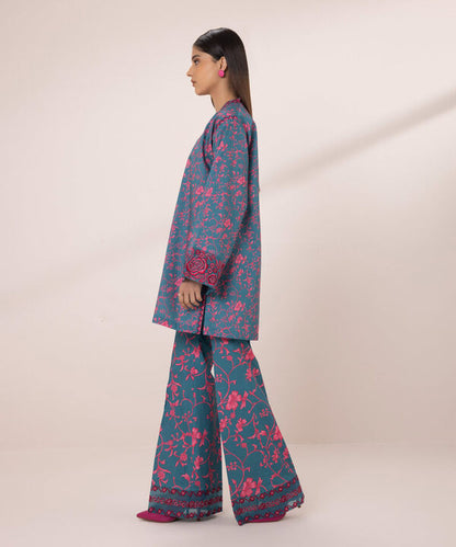 SAPPHIRE | UNSTITCHED 2 PIECE EMBROIDERED LAWN SUIT