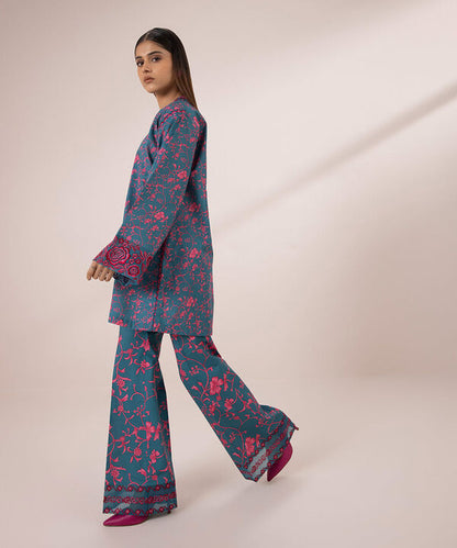 SAPPHIRE | UNSTITCHED 2 PIECE EMBROIDERED LAWN SUIT