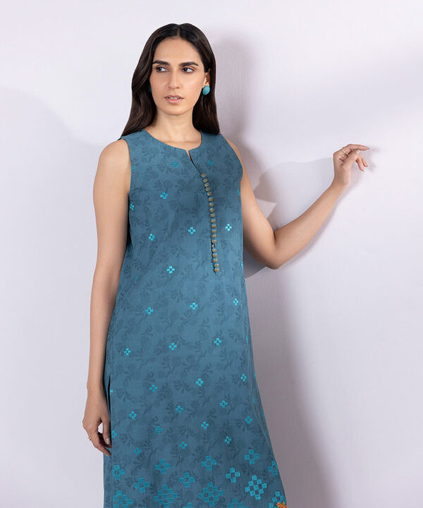 SAPPHIRE | UNSTITCHED 2 PIECE EMBROIDERED JACQUARD SUIT