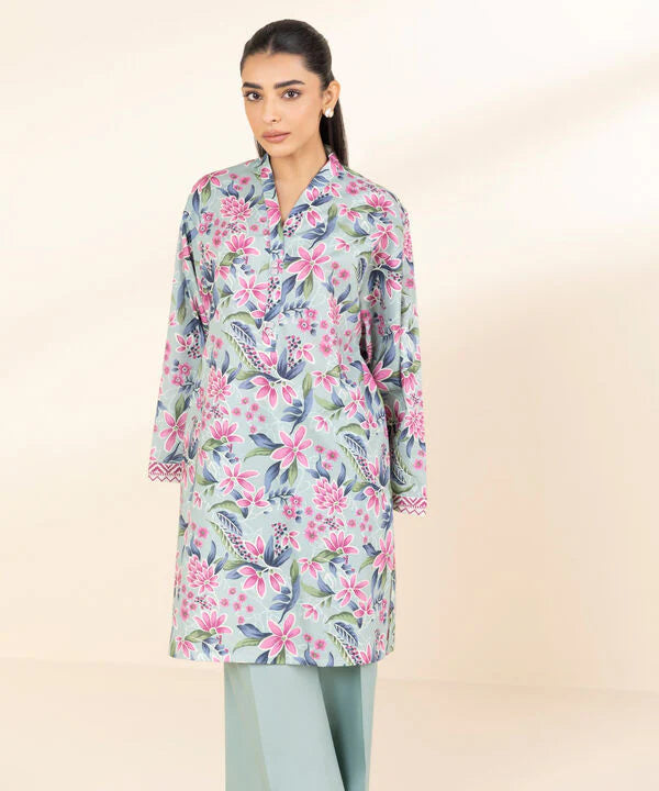 SAPPHIRE | UNSTITCHED 2 PIECE EMBROIDERED LAWN SUIT