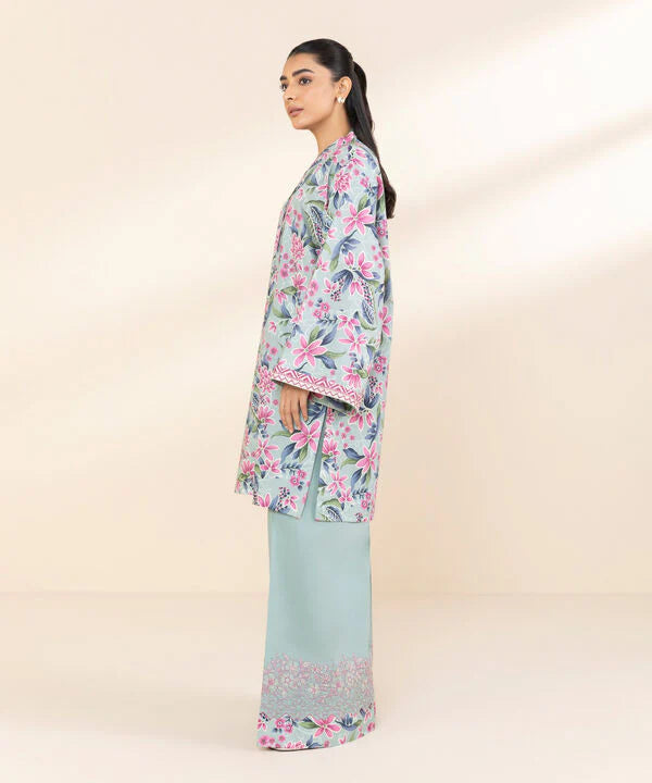 SAPPHIRE | UNSTITCHED 2 PIECE EMBROIDERED LAWN SUIT