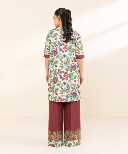 SAPPHIRE | UNSTITCHED 2 PIECE EMBROIDERED LAWN SUIT