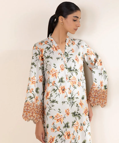SAPPHIRE | UNSTITCHED 2 PIECE EMBROIDERED LAWN SUIT