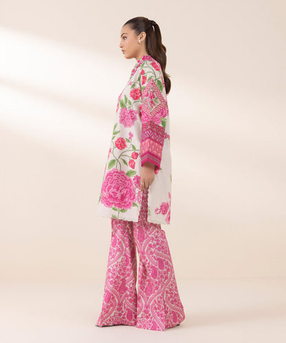 SAPPHIRE | UNSTITCHED 2 PIECE EMBROIDERED SILK SUIT