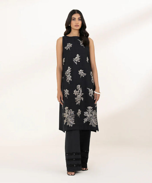 SAPPHIRE | UNSTITCHED 2 PIECE EMBROIDERED DOBBY SUIT