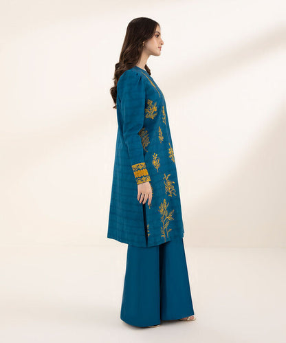 SAPPHIRE | UNSTITCHED 2 PIECE EMBROIDERED DOBBY SUIT