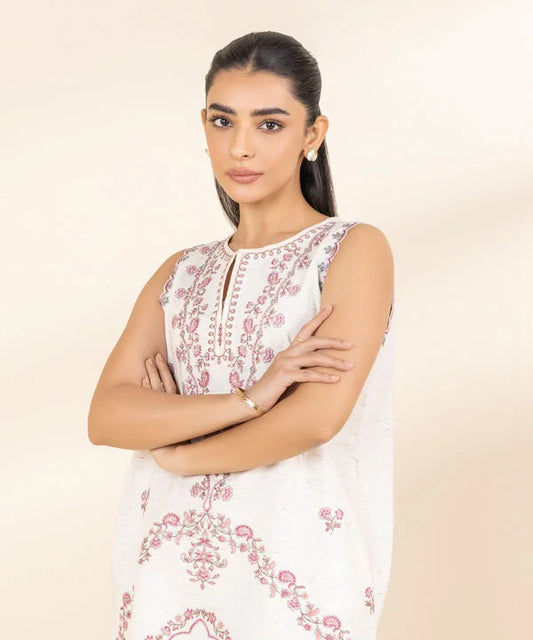 SAPPHIRE | UNSTITCHED 2 PIECE EMBROIDERED MULTI NEPS SUIT