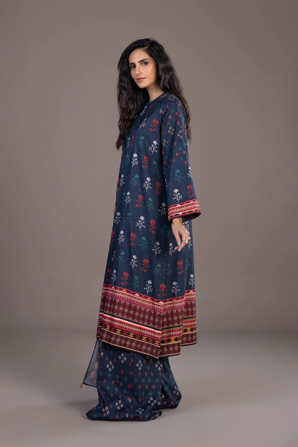 Sapphire | Unstitched 3Pc Printed Blended Linen | U3-DAY23V9-16