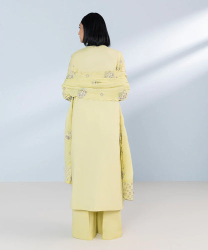 SAPPHIRE | UNSTITCHED 3 PIECE EMBROIDERED LAWN SUIT
