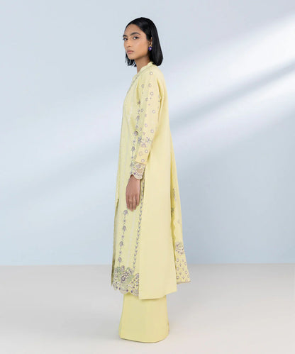 SAPPHIRE | UNSTITCHED 3 PIECE EMBROIDERED LAWN SUIT