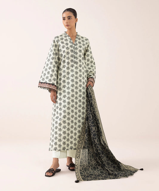 SAPPHIRE | UNSTITCHED 3 PIECE PRINTED LAWN SUIT