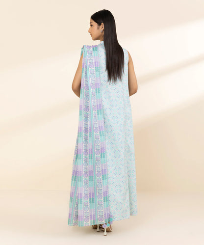 SAPPHIRE | UNSTITCHED 3 PIECE PRINTED LAWN SUIT