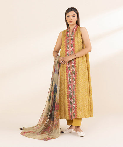 SAPPHIRE | UNSTITCHED 3 PIECE PRINTED LAWN SUIT