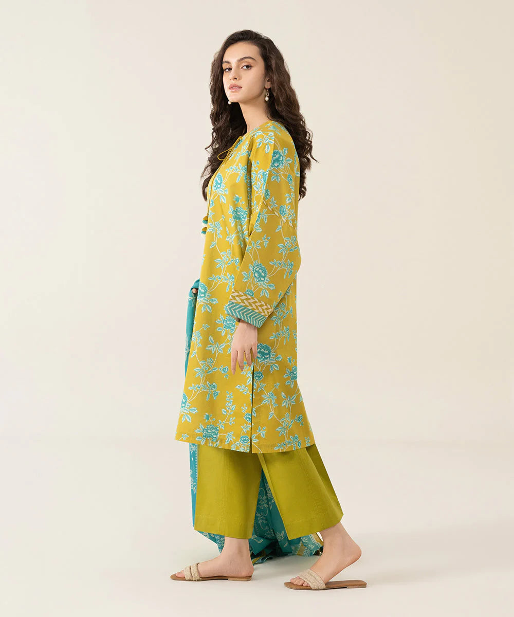 Sapphire | Unstitched 3Pc Printed Lawn Suit | U3P-DY23V4-12R