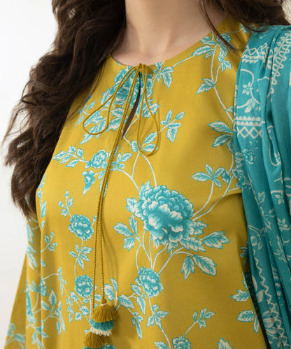Sapphire | Unstitched 3Pc Printed Lawn Suit | U3P-DY23V4-12R